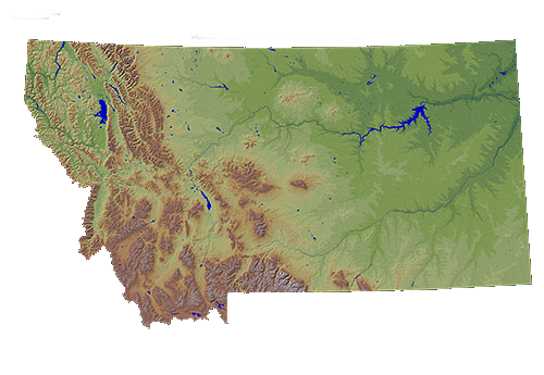 Montana County Map